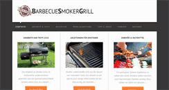 Desktop Screenshot of barbecue-smoker-grill.de